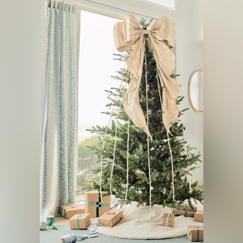 NEW Anthropologie Cascading Pearl Tree Topper - Picture 3 of 7